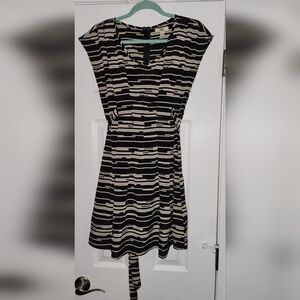 Black Striped Dress